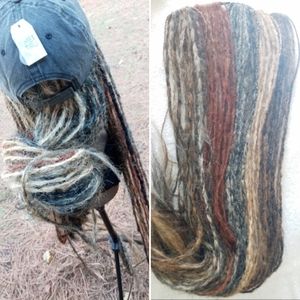 Lot of 5 tie on ombre drealock extensions